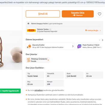 Satıcı Yanıltıcı Ölçü Bilgisiyle Ürün Gönderdi, İadeyi Reddetti