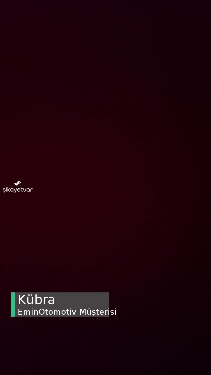 EminOtomotiv Sıhhiye Şube Personel Tutumu videonun kapak resmi