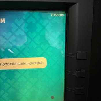 ATM Yeniden Başlatılıyor Mesajı Ardından 31.000 TL'lik Para Yatırma İşleminin Kesintiye Uğraması