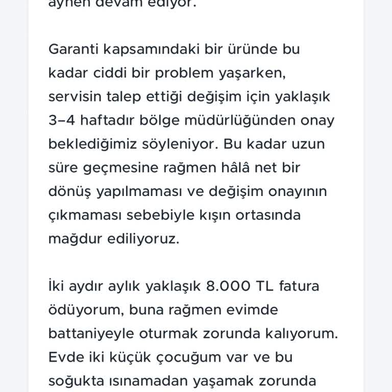 Gürültülü Kombi Servis Sorunu Ve Soğuk Ev