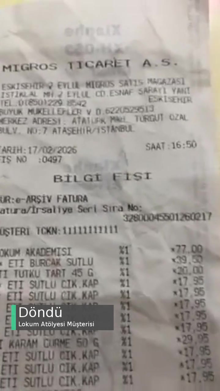 Lokum Atölyesi Lokumu Kurtlanmış videonun kapak resmi