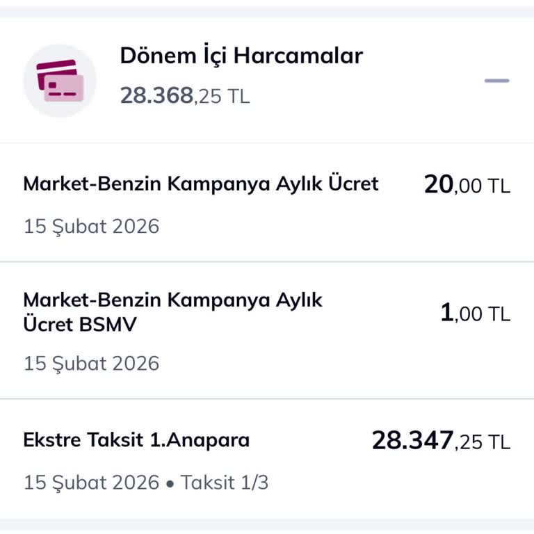Fix Kartımdan Otomatik Kampanya Ücretlerinin İptali