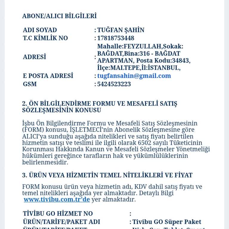 Yurtdışında SMS Doğrulama Sorunu Nedeniyle Tivibu Go Üyeliğine Erişemiyorum Ve İade Talep Ediyorum