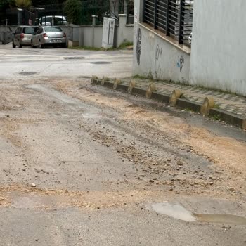 Yunuseli Mahallesi 248. Sokakta Kalıcı Asfalt Yoksunluğu Ve Çamur Çukurları