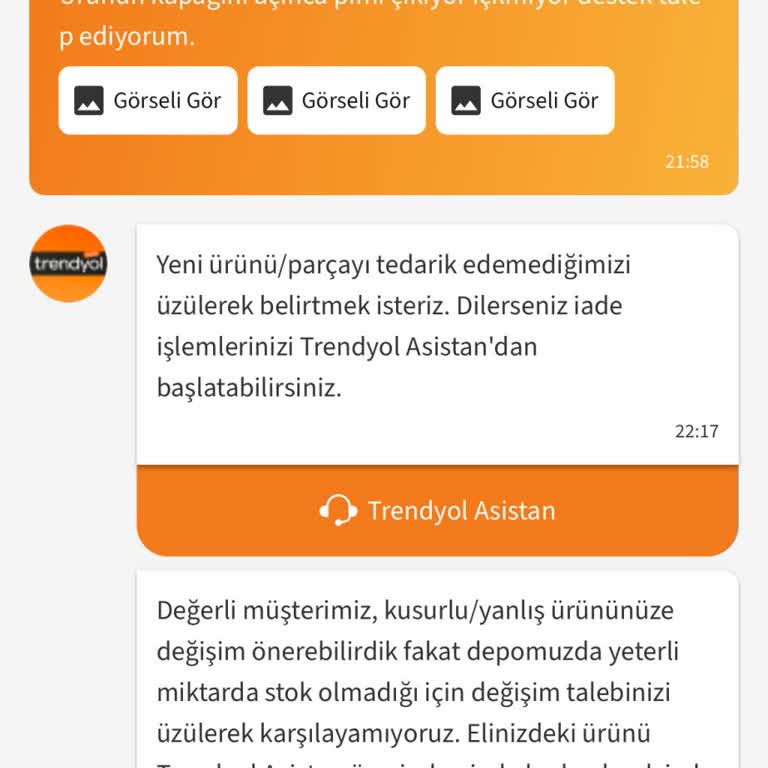 Stanley Termosunun Kapağındaki Sorun İçin Değişim Reddedildi