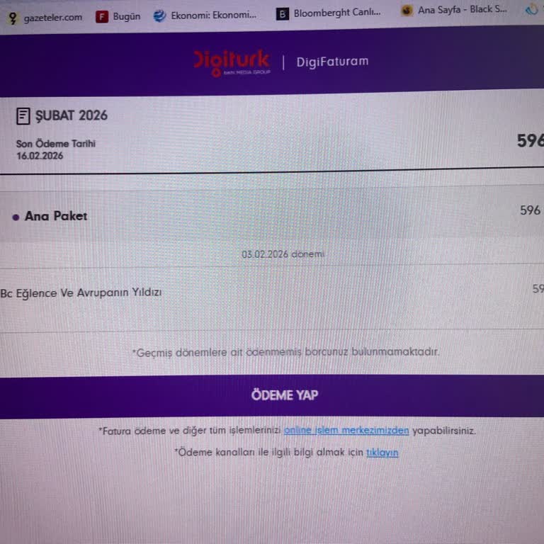 Bankkart Üzerinden Digiturk Hediye İptalinde Yanıltıcı Fatura Uygulaması