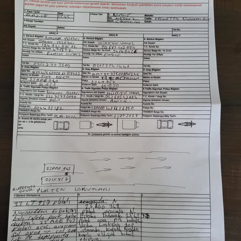 Park Halindeki Aracım Haksız Yerine Kusurlu Olarak Belirleniyor