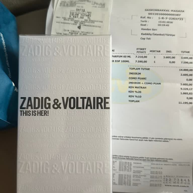 Açılmamış Parfüm İadesi Reddi Ve Çek Teklifi