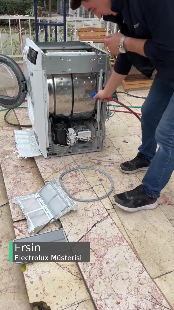 Electrolux EW8H3966IB Model Kurutma Makinesi Tekrarlayan Arıza! videonun kapak resmi