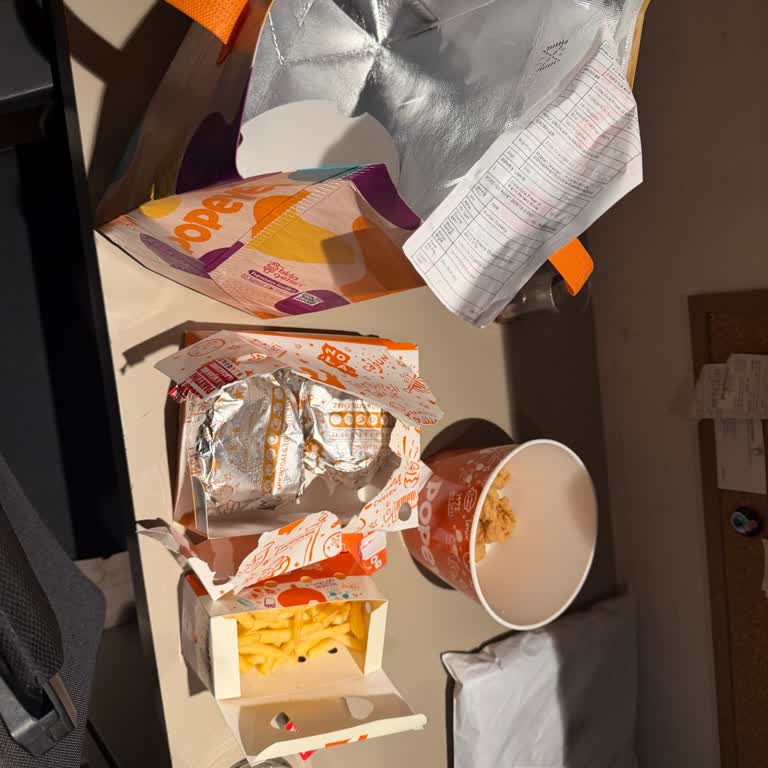 Eksik Burger Ve Küçük Patates Kızartması İçin Yetersiz İade Talebi