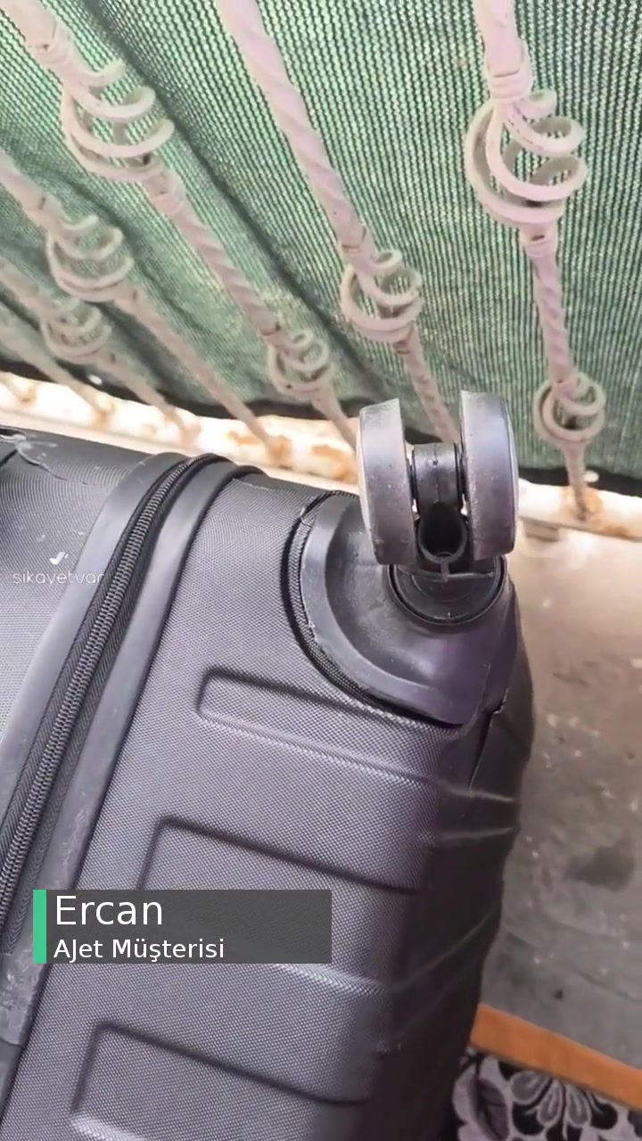 Ajet Kırılan Bavul, Tekerleksiz Halde! videonun kapak resmi