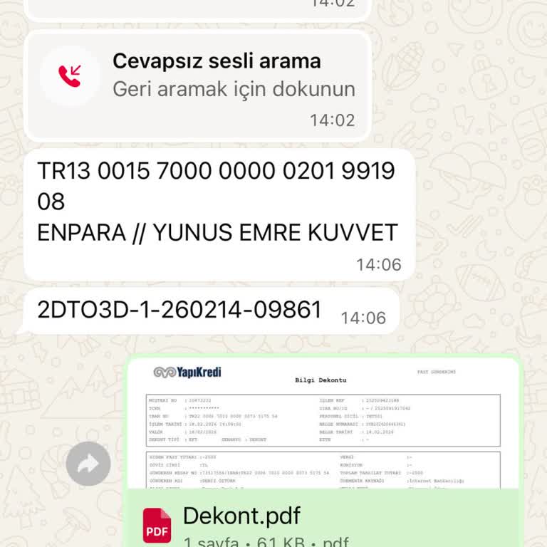 @Minyaturanilar İki Kat Ödeme Talebi ve Ürün Teslimatı Sorunu