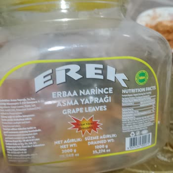 Salkım Gıda Erek Erbaa Narince Asma Yaprağı Şikayeti