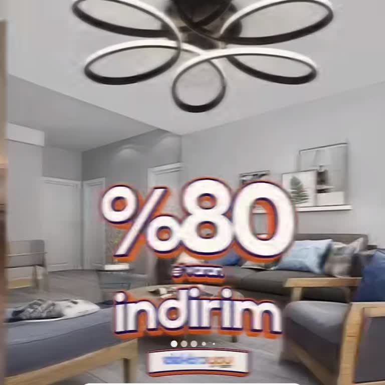 LED Avize Görselleri Yanıltıcı, Gerçek Boyutu Ufak