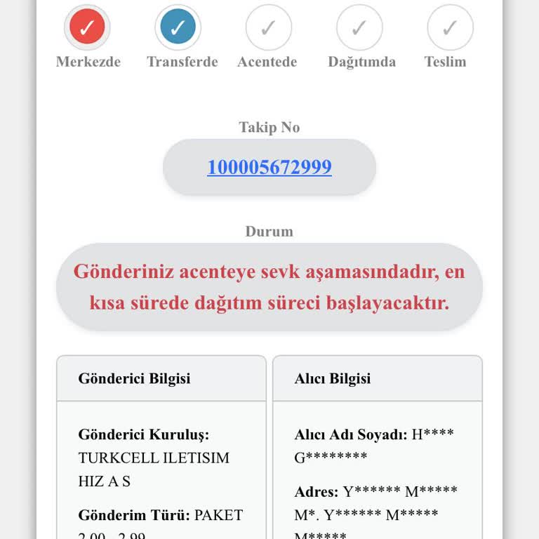 Kuryenet Kargo Teslimat Gecikmesi Ve Müşteri Hizmetine Ulaşılamaması