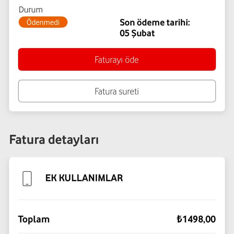 Yetkisiz Ek İnternet Paketi Ücretleri Ve Hattın Kısıtlanması