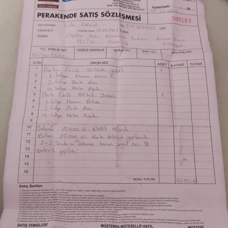 Teslimat Gecikmeleri Nedeniyle Koltuklarım Henüz Gelmedi