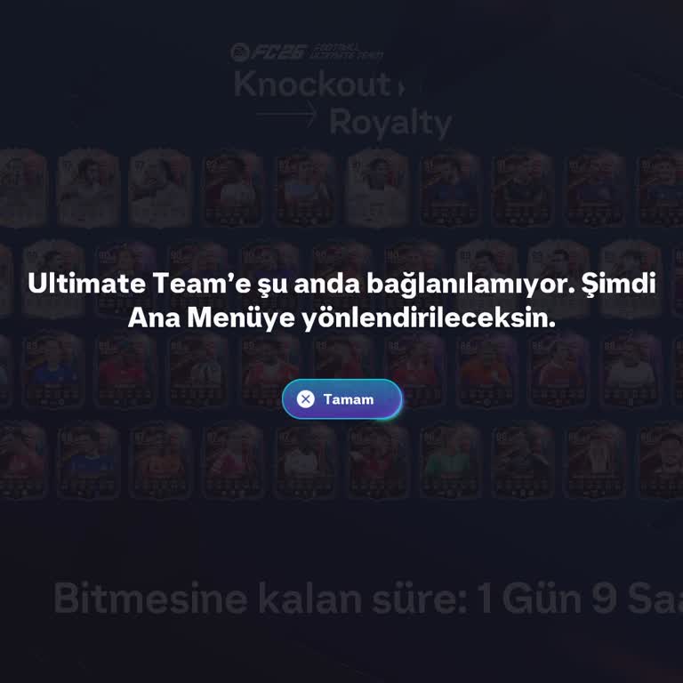 Ultimate Team Ve Online Draft Modlarında Bağlantı Hatası Oyun Keyfini Yıpratıyor