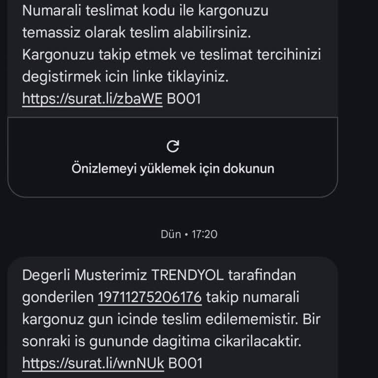 Sürekli Dağıtıma Çıktı Mesajı Ve Teslim Edilmeyen Kargo Nedeniyle Yaşadığım Mağduriyet
