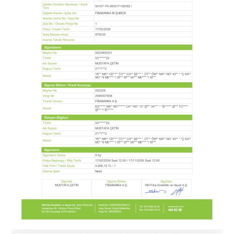 Hayat Sigortası İptalinde Sürekli Yönlendirme Ve 4.606 TL İade Talebi