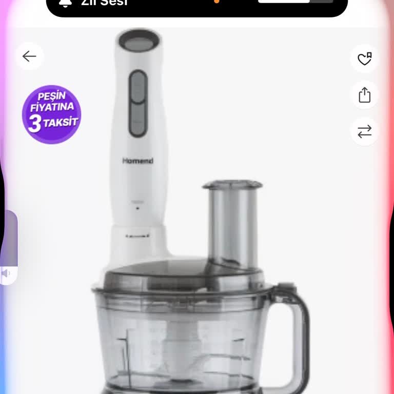 Garanti Süresi Devam Eden Homend 2804H Mutfak Robotunun Ücretsiz Onarım Talebi