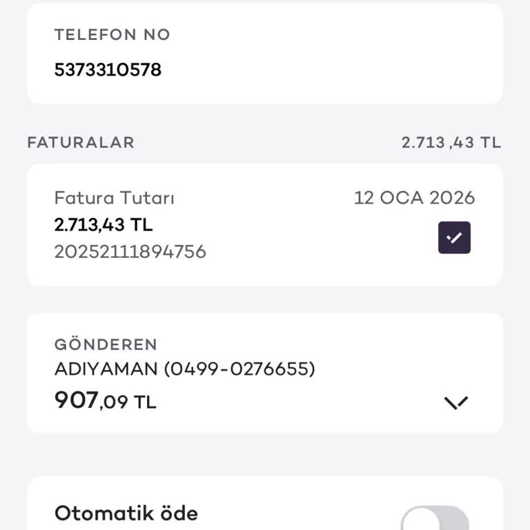 Kahta Bayisinde Kapalı Hat İçin Devam Eden Faturalar Ve Yüksek Borç