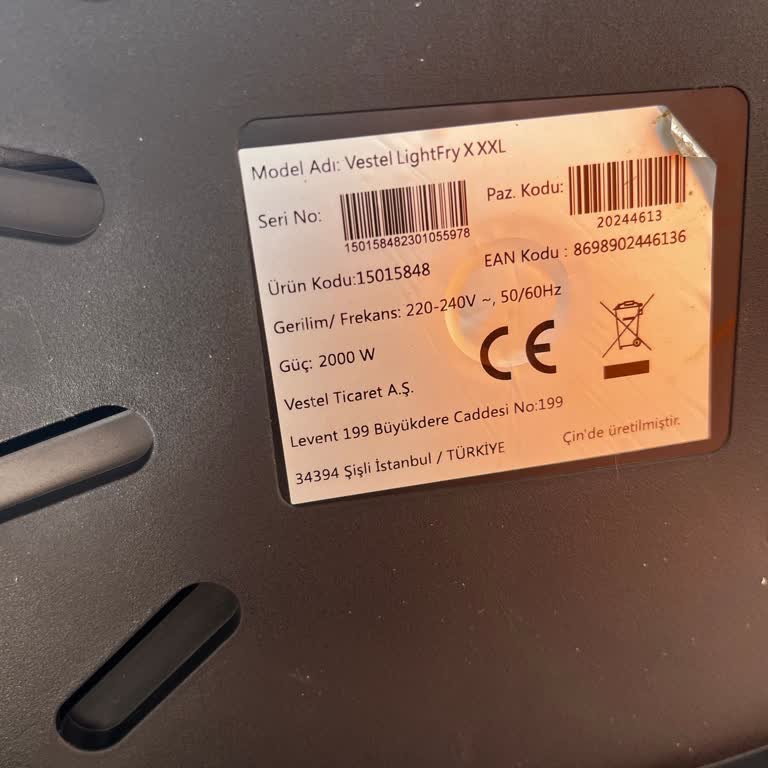 Vestel Lightfry XXXL Haznesi İçin Yedek Parça Bulamama Sorunu