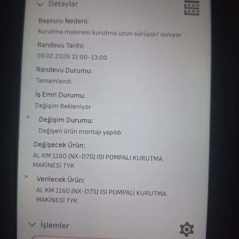 Altus Kurutma Makinesi Kurutma Yapmıyor, Servis Sorunu Çözmüyor