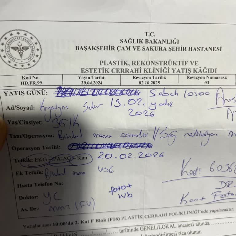 Çam ve Sakura Hastanesi Şikayeti