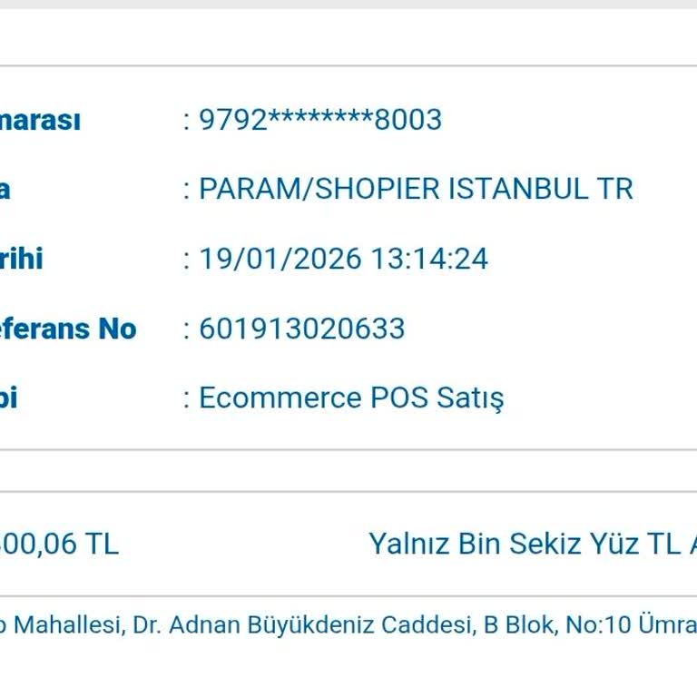 Organic Scarfs I 1800 TL’lik Sipariş Teslim Edilmedi, Ücret İadesi Talep Ediyorum