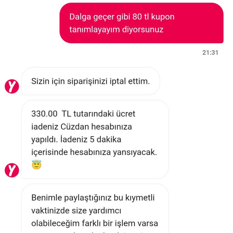Siparişim Görünmedi, 2 Saat Bekletildi Ve İade Kartıma Yansımıyor