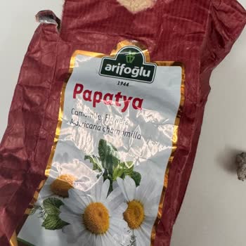 Arifoğlu Papatya Ürününde Beton Parçası Çıktı