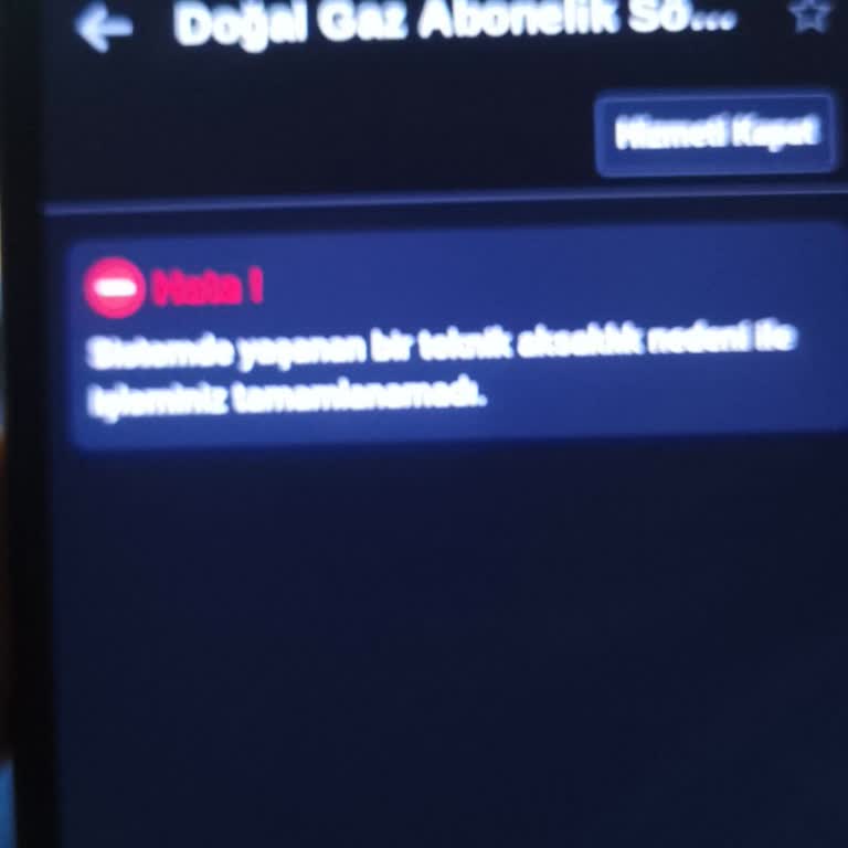 Sistem Hatası Nedeniyle E-Devlet Üzerinden Abonelik İptali Gerçekleşmedi Ve Çözüm Bekliyor