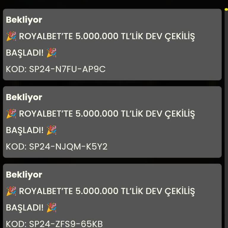 Royalbet Çekiliş Sonuçları Açıklanmadı Ve Müşteri Şikayetleri Görmezden Geliniyor