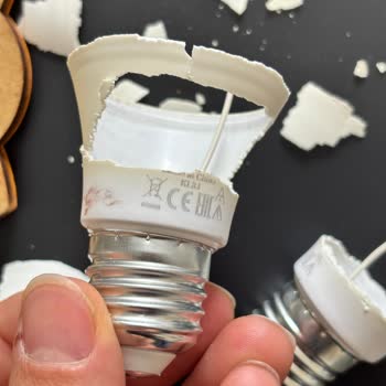 Osram Ampulü 9 Ayda Bozuldu Ve Gövdesi Parçalandı, Güvenlik Endişesi