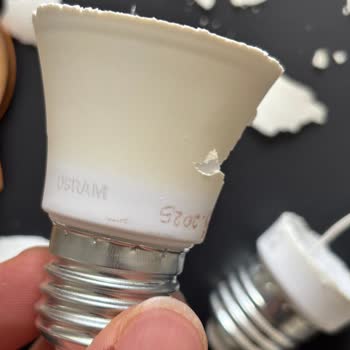Osram Ampulü 9 Ayda Bozuldu Ve Gövdesi Parçalandı, Güvenlik Endişesi