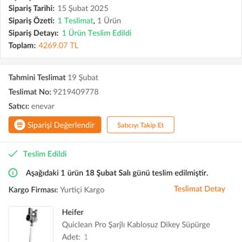 Heifer Süpürgenin Işığı Yanmıyor Ve Çekiş Gücü Düşük, Garanti Kapsamında Ücretsiz Tamir Veya Değişim Talebi