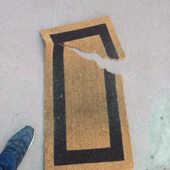 Sercan Paspas Aldığım Paspası Silkelerken Ürün Adeta Kağıt Gibi Yırtıldı