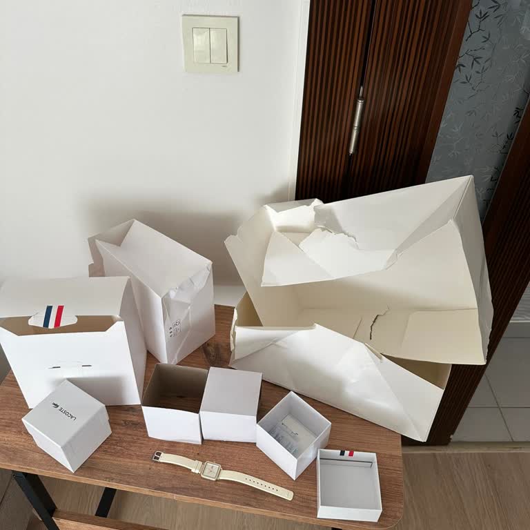 Lacoste Online Siparişimde Hediye Paketi Yırtık Ve Kutular İkiye Ayrılmış