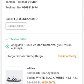 Kısa Sürede Yırtılan Adidas Ayakkabı Ve Satıcıdan Yanıt Alamama