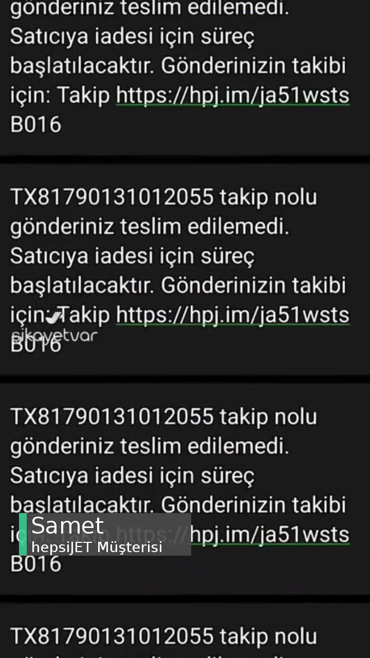 Hepsijet Dağıtımdaki Sorumsuzluğu Ve Umursamazlığı videonun kapak resmi