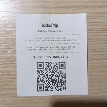 İddaa Bayii Hesabına Para Gelmedi