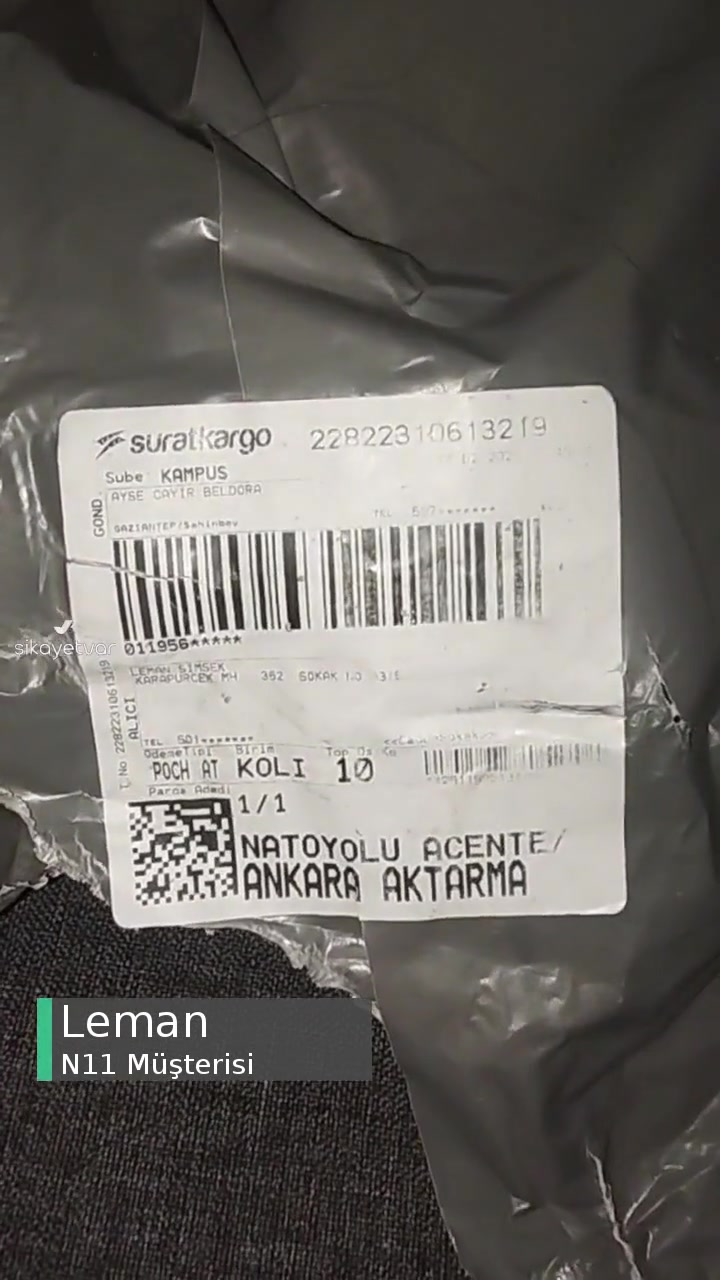 N11 Beldora Şüpheli Mama Satıyor videonun kapak resmi