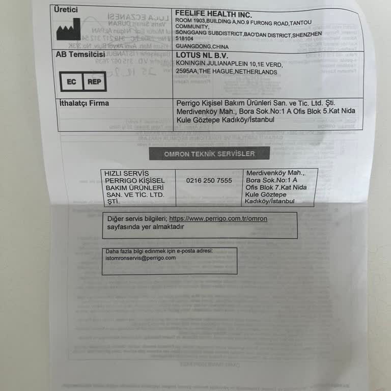 Yanlış Teslim Edilen Omron Mini 360 Air Cihazı Kayıp, Acil Yeni Ürün Talebi