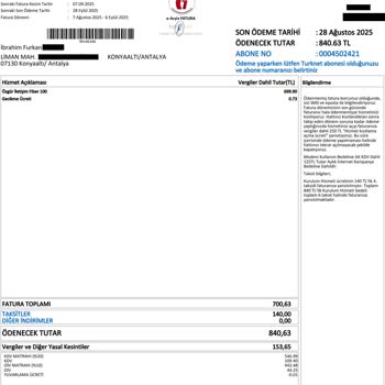 TurkNet’ten Haksız Fatura Ve Hukuki Takip İddiası