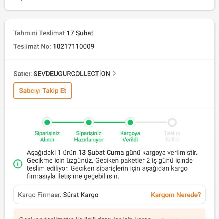 Teslim Edilmeyen Sipariş Ve Kargo İletişimsizliği