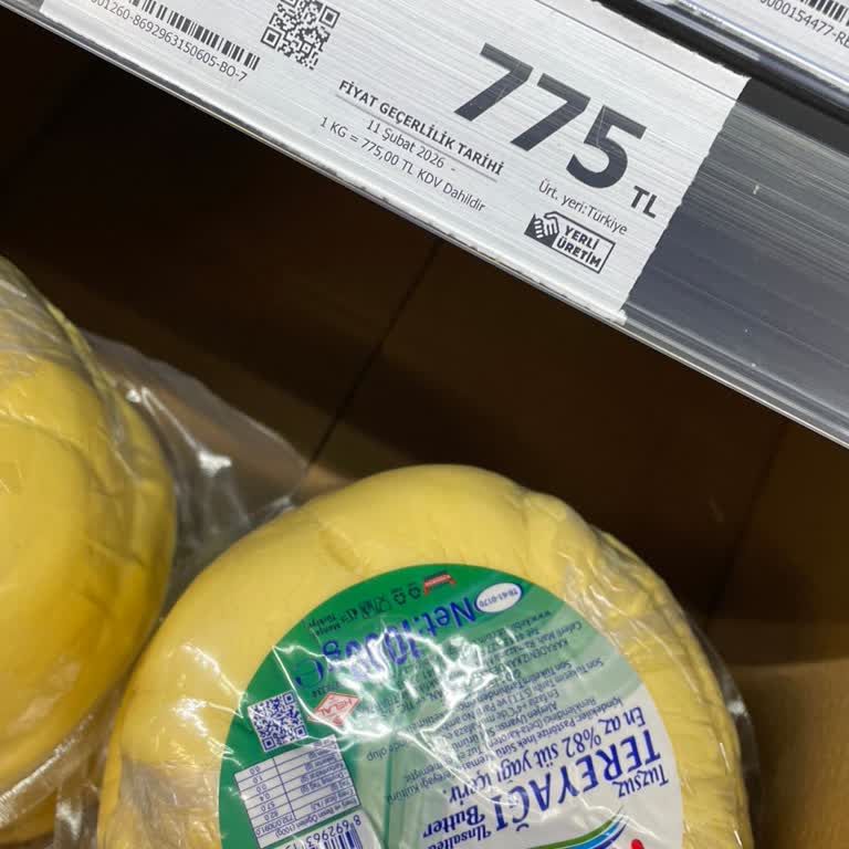 A101 Sapanca Köprüsü Şubesinde Kebir 1000 Gr Tereyağında Fahiş Fiyat Artışı