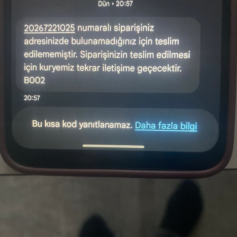 Kuryenet Kargosunda Evde Yok Notu Yanlış Teslimat Ve İletişim Sorunu