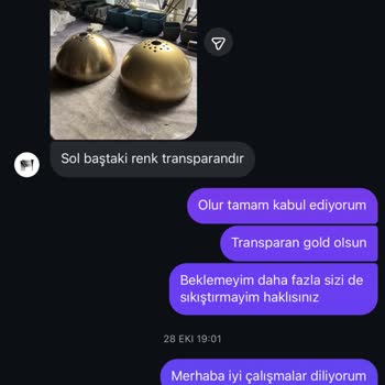 Instagram Üzerinden Alınan Lambaderde İade Ve Değişim Sorunu