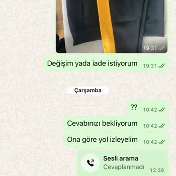 Yanlış Renk Ve Küçük Beden Ürün, İade Ve 1450 TL Geri Ödeme İsteği